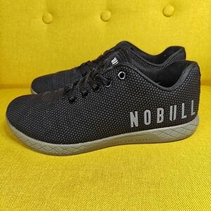 NoBull Outwork Trainer Triple Black Sneakers Shoes Unisex Women's 8, Men's 6.5